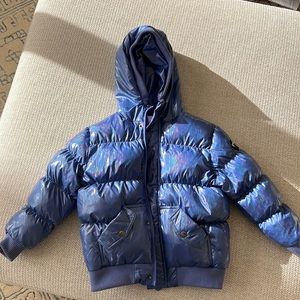 Appaman puffer winter coat size 6 Blue great condition